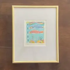 おかもとみわこ シルクスクリーン 直筆サイン - メルカリ