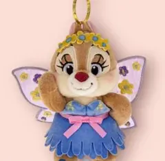 香港ディズニー チップとデール クラリスチョウチョウぬいぐるみキー