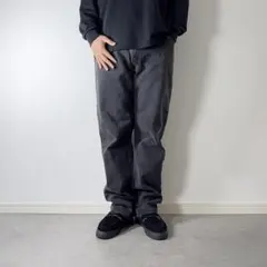 99年USA製Levi's505 ブラック後染め デニムジーンズW36L32古着