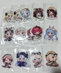 ベ*優様 ホロライブ チョコクランチ ステッカー 14点セット