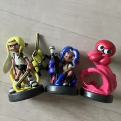 スプラトゥーン　amiibo タコボーイ　イカガール　タコ