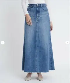 美品！ヤヌーク　マキシ Aライン スカート　CFB サイズM