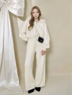 Darich セミワイドニットパンツ