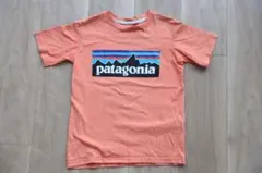 patagonia オレンジ Tシャツ XS 5-6歳サイズ