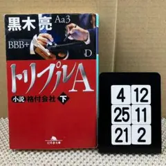トリプルA 小説 格付会社 下 4-12*2521*2