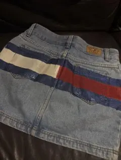 TOMMY JEANS デニムミニスカート ラメラインのサムネイル