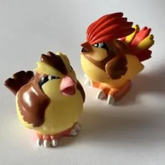 【２体】ポケモン ソフビ 指人形 ポッポ ピジョンのサムネイル