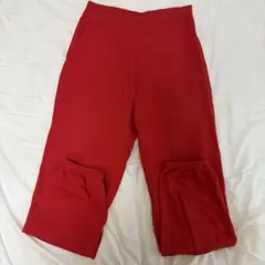 スウェットパンツ　赤　レッド