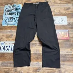 Dickies ワークパンツ ブラック M相当 ワイド ストレート チノパンのサムネイル