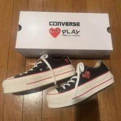 プレイ コム デ ギャルソン × コンバース オールスター リフテッド OX