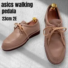 asics walking pedala レザー　コンフォートシューズ 23cm