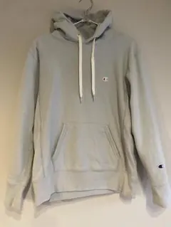 Champion ライトグレー パーカー M
