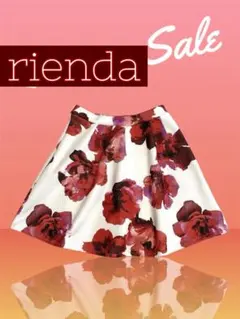 rienda リエンダ ♥️ 薔薇 ローズ 白 スカート リゾフラ y2k レディのサムネイル