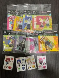 一番くじ ぼっちざろっく I賞 ステッカー + 一番くじステッカー コンプリート