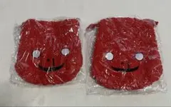 値下げセール！しずくちゃん はなぢくん2個セット 巾着ポーチ