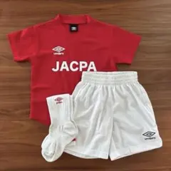 【即日発送】 ジャクパ Umbro サッカーウェア セット 赤