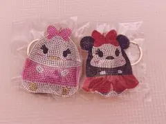 ディズニー キーホルダー デイジー ミニー 2点セット