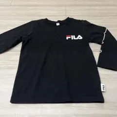 ロンT FILA フィラ　黒　ブラック　100