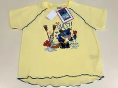 新品★ディズニー　スティッチ　Tシャツ 120cm イエロー