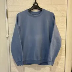 GAP gap Gap ギャップ ラグラン スウェット ブルー 無地 トレーナー