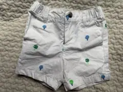 jacadi 12M ホワイト ハーフパンツ