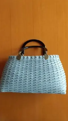 ハンドメイドかごバッグ