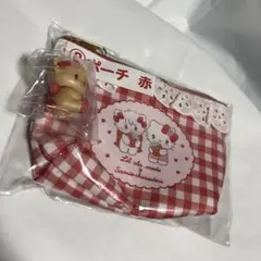 mikko サンリオ くじ ポーチ　赤 おまけ付き♡