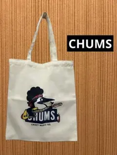 希少 新品 未使用 チャムス chums 音楽フェス キャラクター トートバッグ