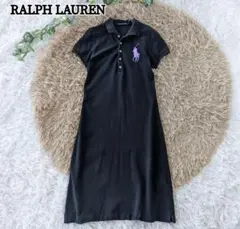 RALPH LAUREN ポロワンピ ブラック 半袖のサムネイル