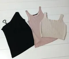 a.v.v　他　レディース　トップス　タンクトップ　3枚セット