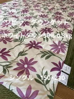 新品 丸洗可【シビラ】羽毛肌掛布団 ダウンケット（シングル）モリノ