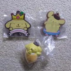 ポムポムプリン 繋がるラバーコレクション おくるみベイビーマスコット