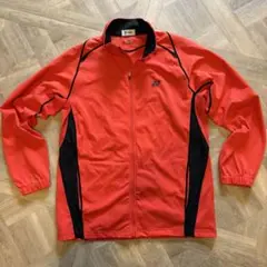 YONEX ジップアップジャケット Lサイズ レッド/ブラック