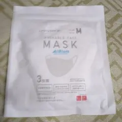 AIRism 洗えるマスク Mサイズ 3枚組 ホワイト