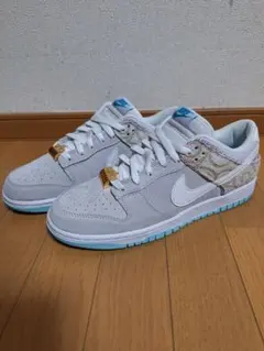 W NIKE DUNK LOW ペイズリーBLUE WHITE28cm - メルカリ