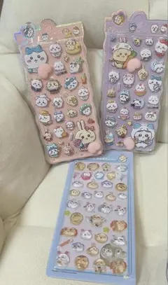 ちいかわ Chiikawa 3枚ぷくぷくシール うさぎ お尻