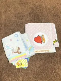 Curious George ハンカチ 2枚セット タオル美術館