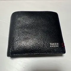 TAKEO KIKUCHI 二つ折り財布 黒