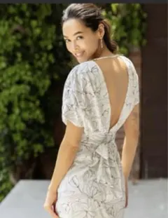 AMBIENT アンビエント　花柄ワンピース