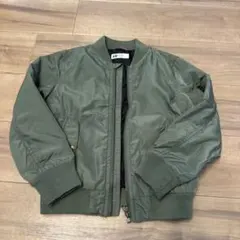 H&M MA-1ジャケット 128cm オリーブグリーン
