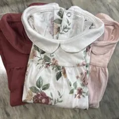 襟付き長袖Ｔシャツ 3点セット