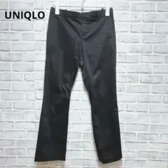 【ユニクロ】ストレッチ スラックスパンツ ブラック 黒 テーパード ビジネスのサムネイル