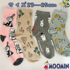 ムーミン　MOOMIN リトルミイ　ミイ　レディース　ソックス　靴下　4足セットのサムネイル