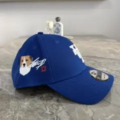 【カスタム新品未使用】ニューエラ ドジャース champion cap デコピン NEW ERA MLB 大谷翔平 ドジャース キャップ 【現地買付カスタム