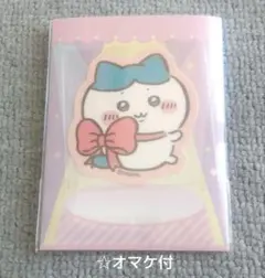 ちいかわ ハチワレ ダイカットステッカー リボン ☆オマケ付