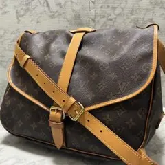 極美品✨ルイヴィトン ソミュール35 ショルダーバッグ モノグラム M42254