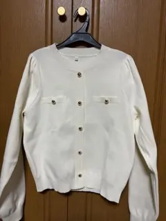 coca コカ　ゴールドボタンニットプルオーバー
