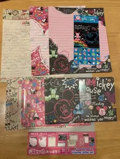 ディズニー　ミッキーマウスレターセット