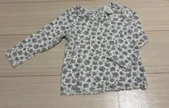 H&M 花柄長袖シャツ 80