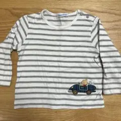 familiar ストライプ 長袖Tシャツ 中古品です。使用感もあります。